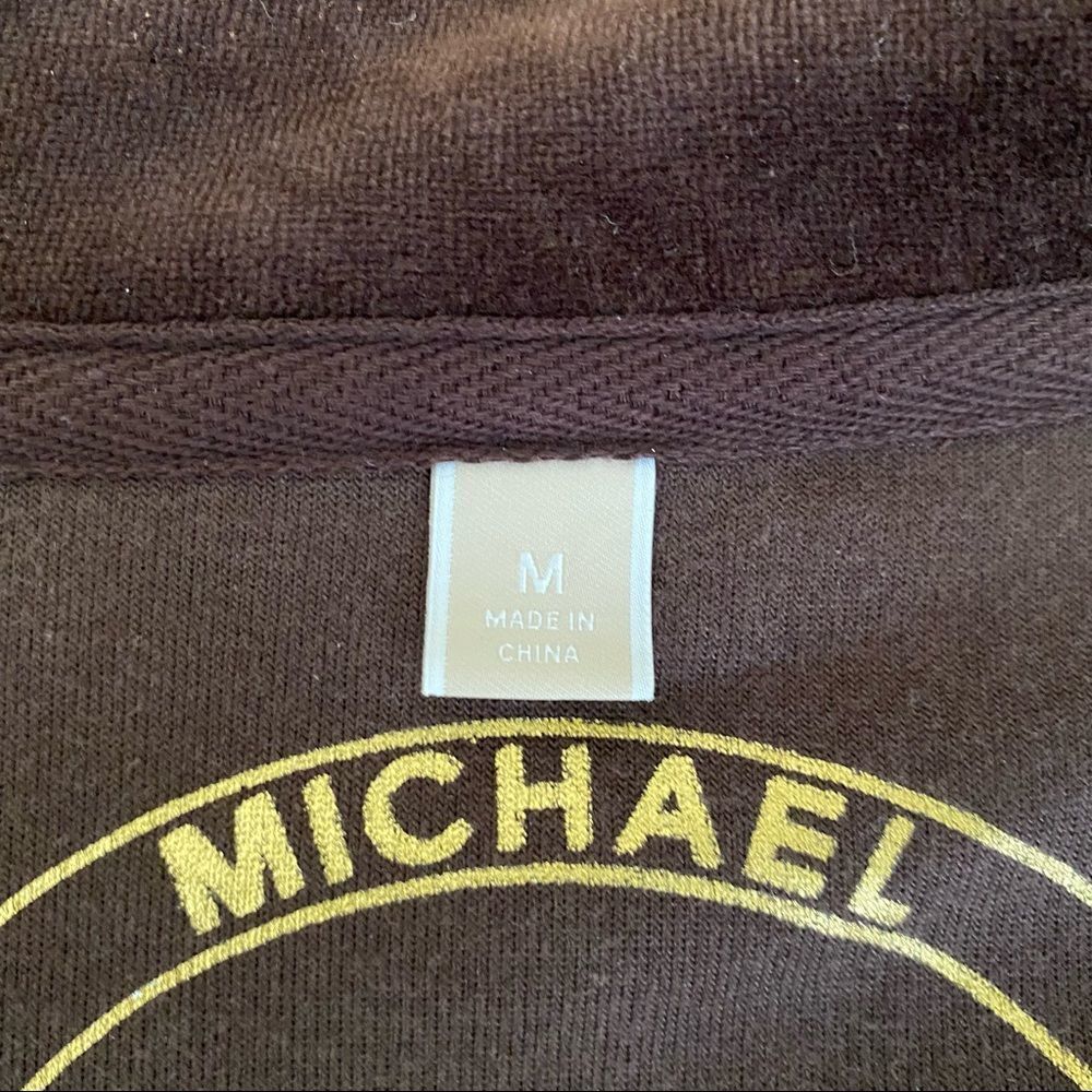 Michael Kors | Brown Velour Jacket, Size M - Picture 6 of 9